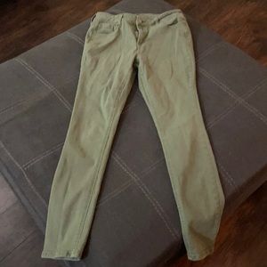 Rockstar skinny green Jean from old navy